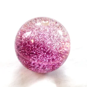 Vandbold med glimmer - assorterede farver